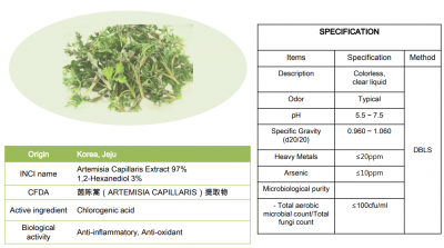 Chiết xuất ngải cứu - Jeju Artemisia Capillaris Extract G-MIJ(H)